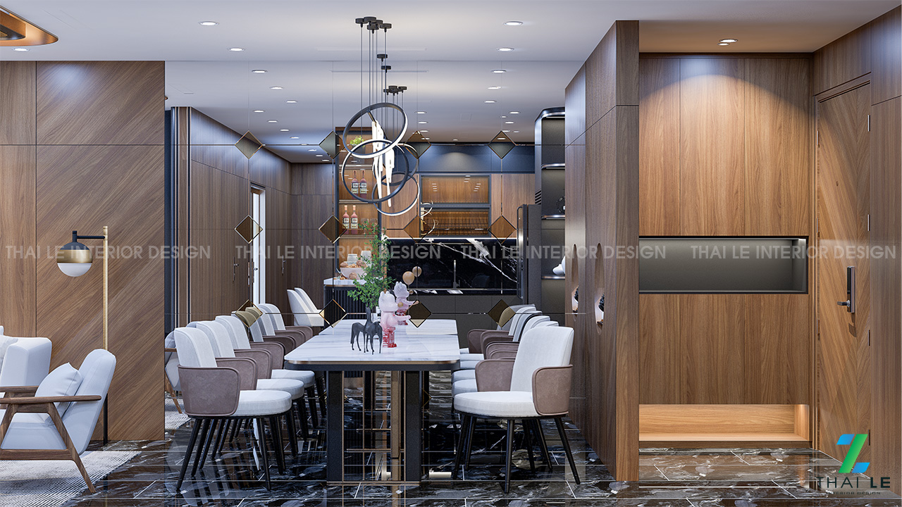 Thiết kế nội thất căn hộ Stella Residence Q.5 -135m2